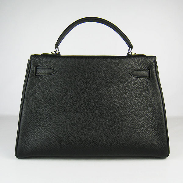 7A Replica Hermes Kelly 32cm Togo Leather Bag Black 6108 - Click Image to Close